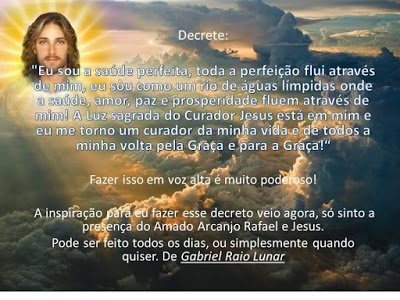Decreto de Cura e Fluxo de Luz / Energia do Arcanjo Rafael e Jeshua (Locução: Melk Sales)