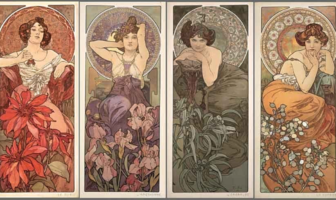 A Luz natural da Deusa na Art Nouveau