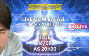 Live com Rafael (Neva/Gabriel RL) hoje! 16/09 às 20h20
