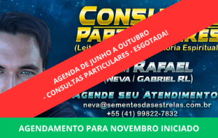 AGENDA DE JUNHO a OUTUBRO – CONSULTAS PARTICULARES – ESGOTADA! (NOVEMBRO INICIADO…)