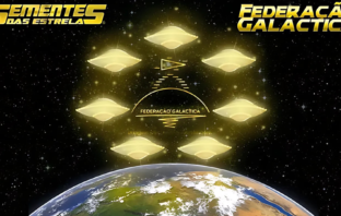 Representação da Federação Galáctica e o processo de revelação e proteção da Terra contra forças arcontônicas