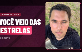 Neva no podcast Médium Talks falando sobre sementes estelares e transição planetária