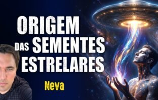 Neva durante entrevista no Paranormal Experience sobre a transição planetária e o Comandante Ashtar
