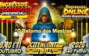 Anúncio de ingressos esgotados evento anual 2026 do Sementes das Estrelas com Neva
