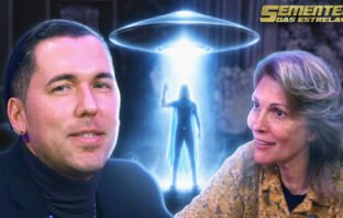 Neva em entrevista ao podcast Medium Talks falando sobre a preparação para o Primeiro Contato Extraterrestre