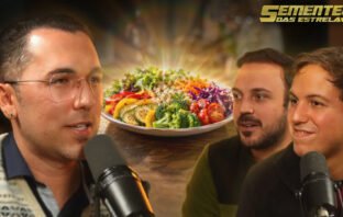 Neva no LIN Podcast discutindo como o corpo e a alimentação dos mais despertos passam por atualização energética