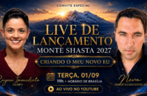 Transmissão de Neva e Ray Shasta sobre a live monte shasta 2027